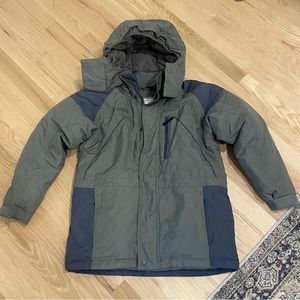 Columbia Boy Down Insulated Weatherproof Sky Snow Jacket Size L ( 10-12)